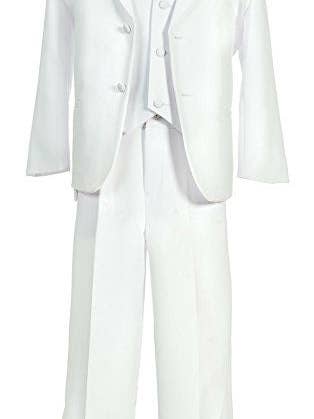 b-one inc - Vente Costume – enfant - Ensemble de 5 pièces pour garçons avec chemise et gilet 100% polyester taille 8-20 RFL-0133