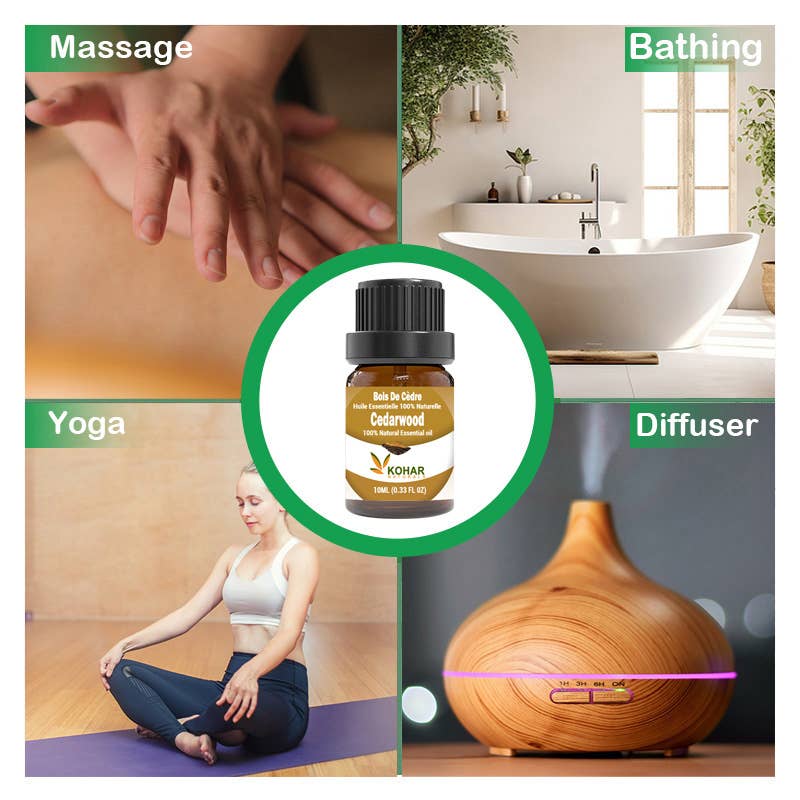 KOHAR NATURALS - Wholesale Essential Oil - 100% Pure Natural Himalayan Cedarwood Essential Oil. 10 ml2