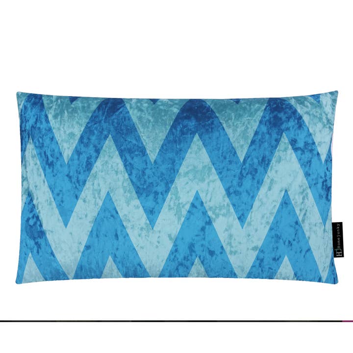 534 Pude Heartbeat Blå 60x40 for engroshandel hos Home Junky