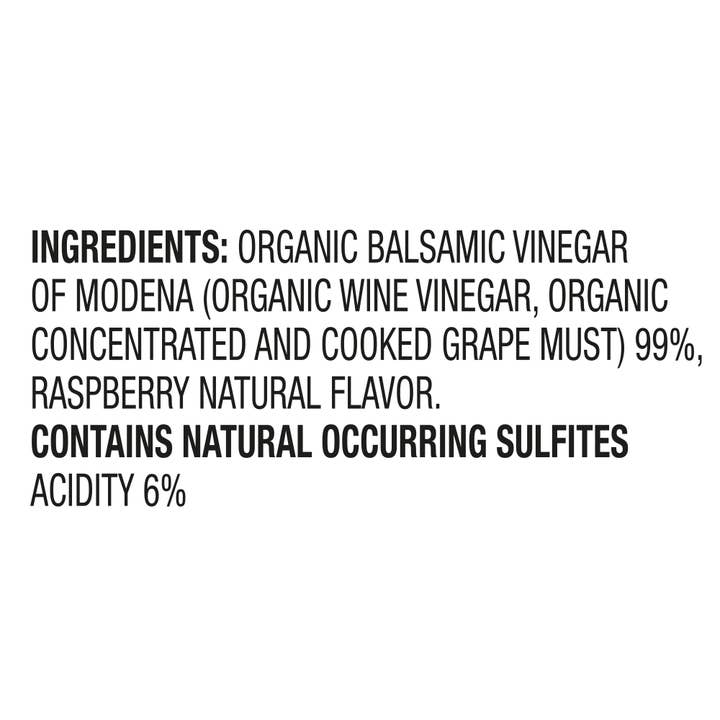 Fine Italian Food - Wholesale Vinegar - Olidi Organic Raspberry Balsamic Condiment PGI, 8.5 fl. oz.3
