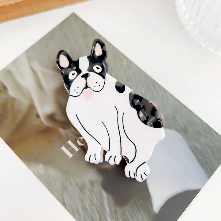 ACCITY - Wholesale Hair Clip - Women's - DOPAMINE CUTE BEAUTIFUL CARTOON DOG HAIRPIN_CWAHA1496