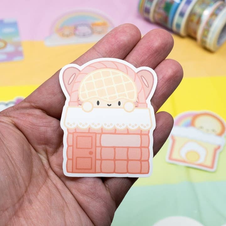 Wonton In A Million - Wholesale Sticker - Dimsum Town - Bob's Bakery Laptop Vinyl Sticker1