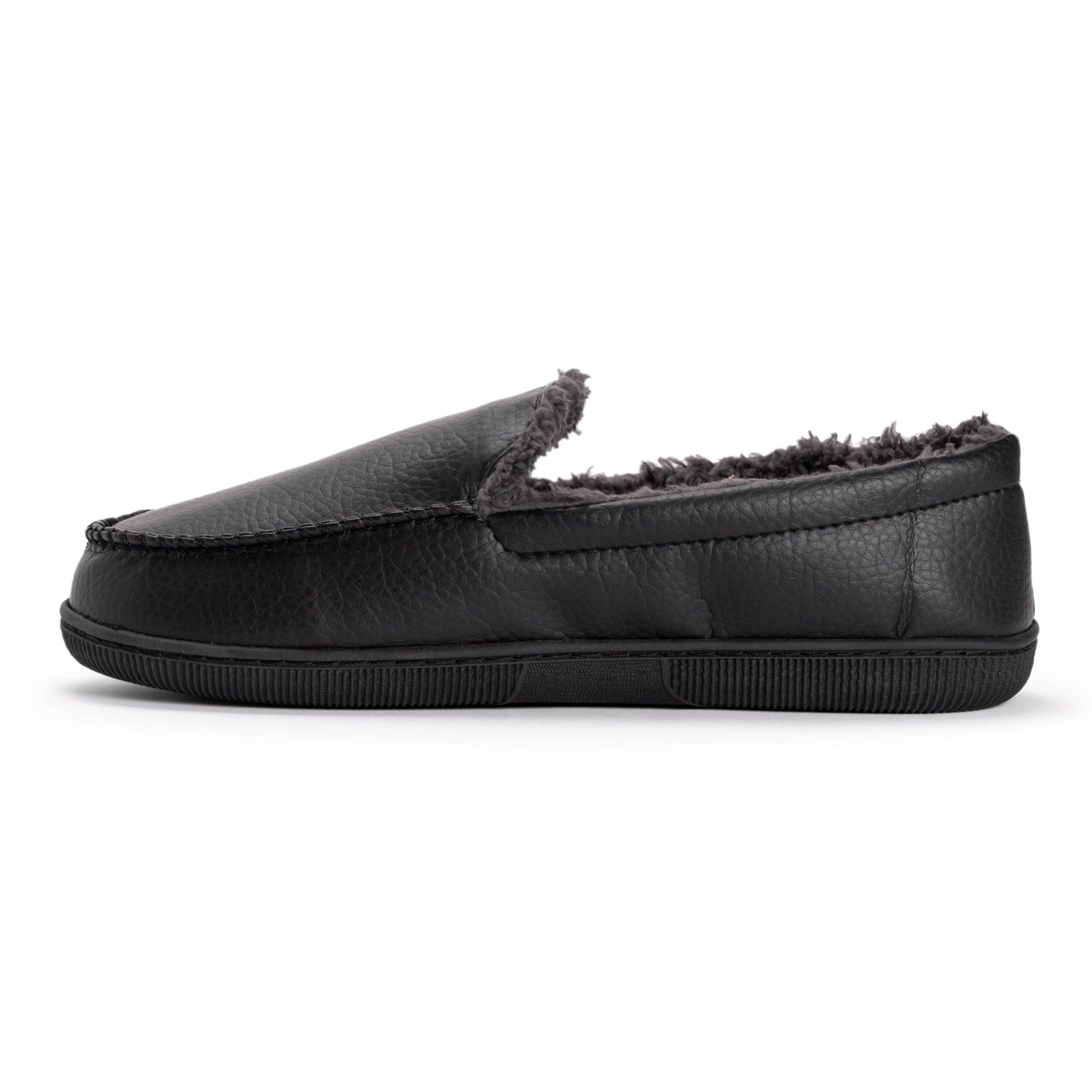 Black Muk Luks Men's Moccasin Slippers for wholesale on Faire2