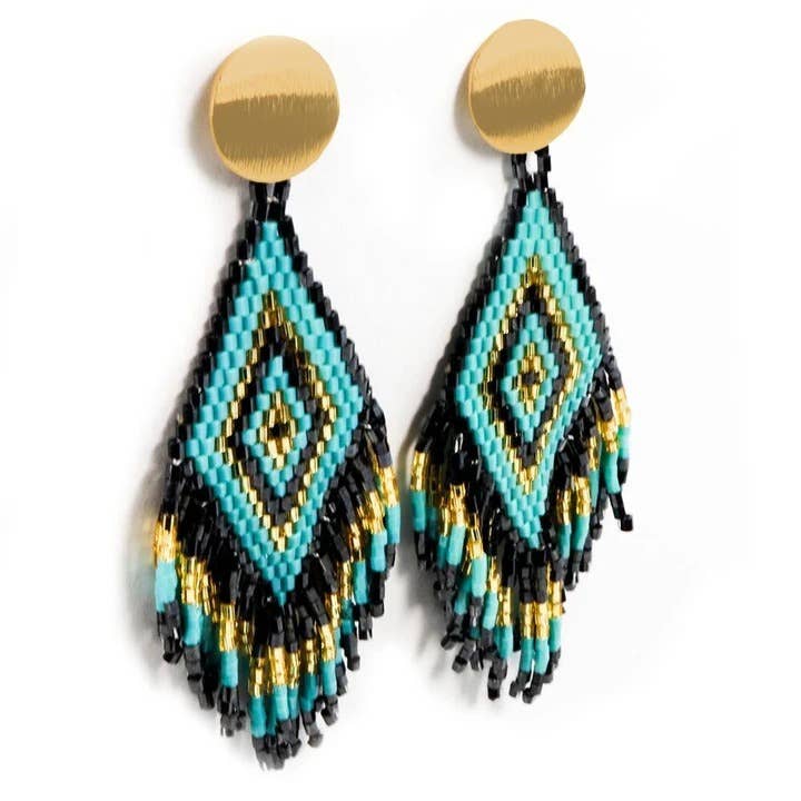Anitha Beaded Earrings for wholesale by Christy Jean Boutique