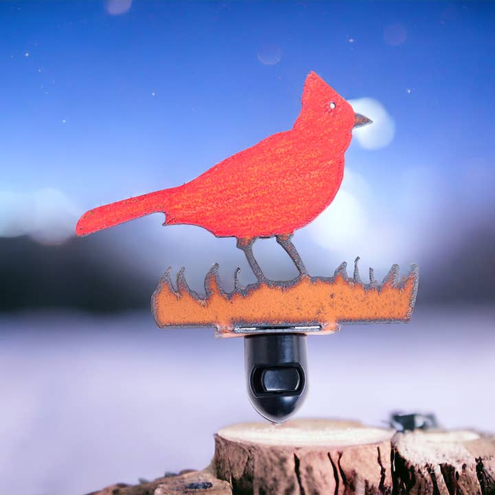 Whimsies - Wholesale Night Light - Cardinal Nightlight Christmas bird garden spring eco nature