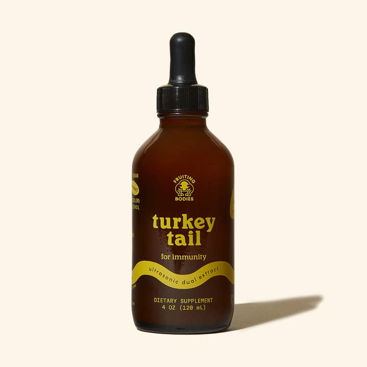 Fruiting Bodies – wholesale Tincture – Turkey Tail Dual Extract Tincture - 4oz0