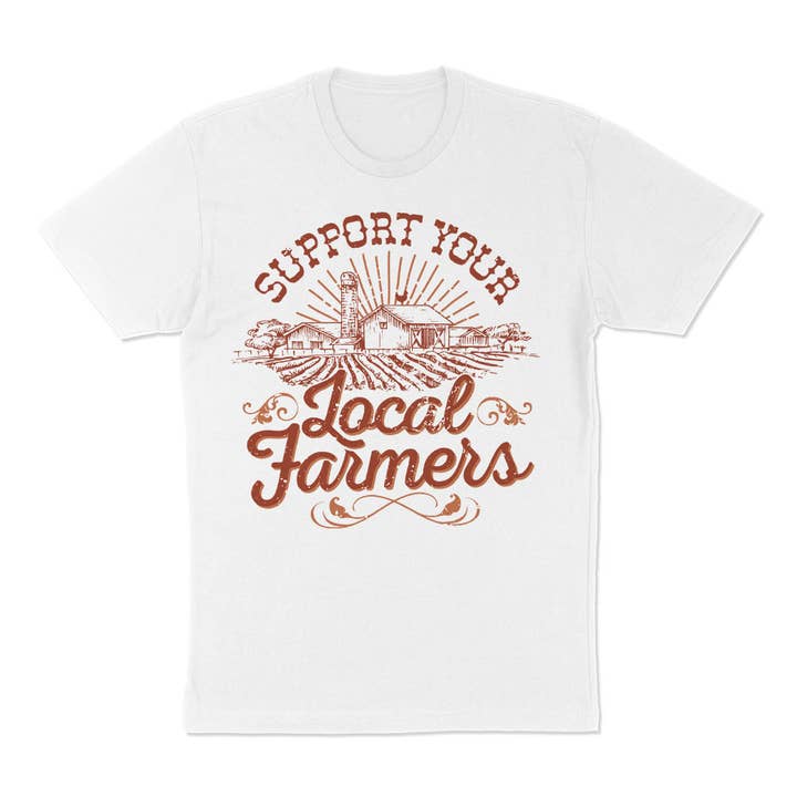 Untamed Country - Wholesale T-Shirt (Graphic) - Women's - Support Your Local Farmers Graphic Shirt