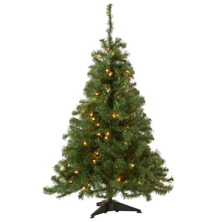 4 ft. Pre-Lit Kincaid Spruce Tree with Clear Lights, Plug-In for wholesale by National Tree Company