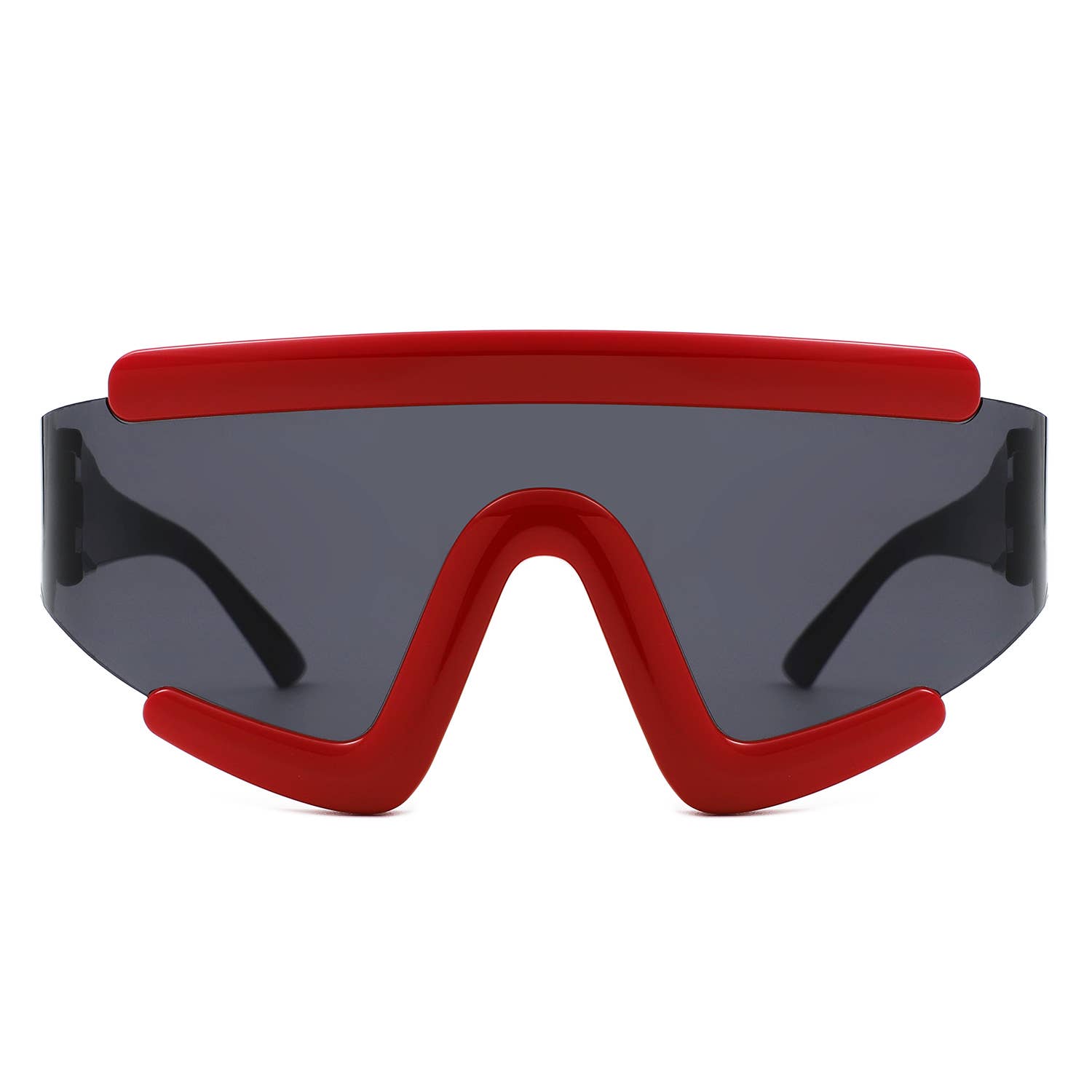 Cramilo Eyewear - Wholesale Sunglasses - Unisex - Oversize Futuristic Shield Wraparound Visor Sunglasses4