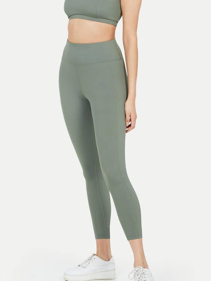 Claude 7/8 Legging - Sage for wholesale by Pocket Sport