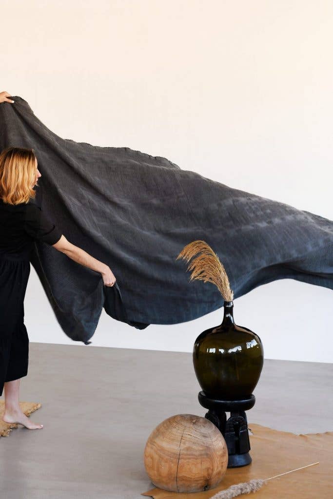 African Jacquard - Wholesale Throw blanket - 100% Linen Bogolan Bed Throws0