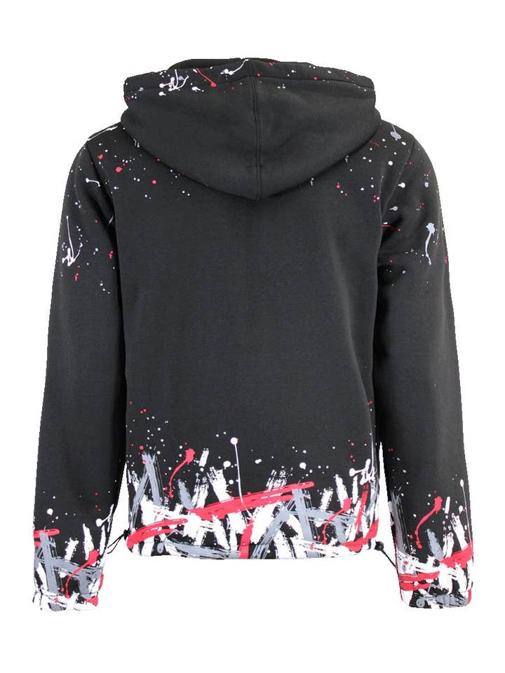 Victorious - Wholesale Lounge Set - Men's - ST806 Men Paint Splatter Fleece Set Pre-pack