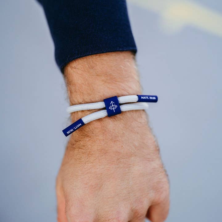 The Prayer I Share - Wholesale Woven/Braided Bracelet - Matthew 19:26 Bible Verse Bracelet | Christian Athletes