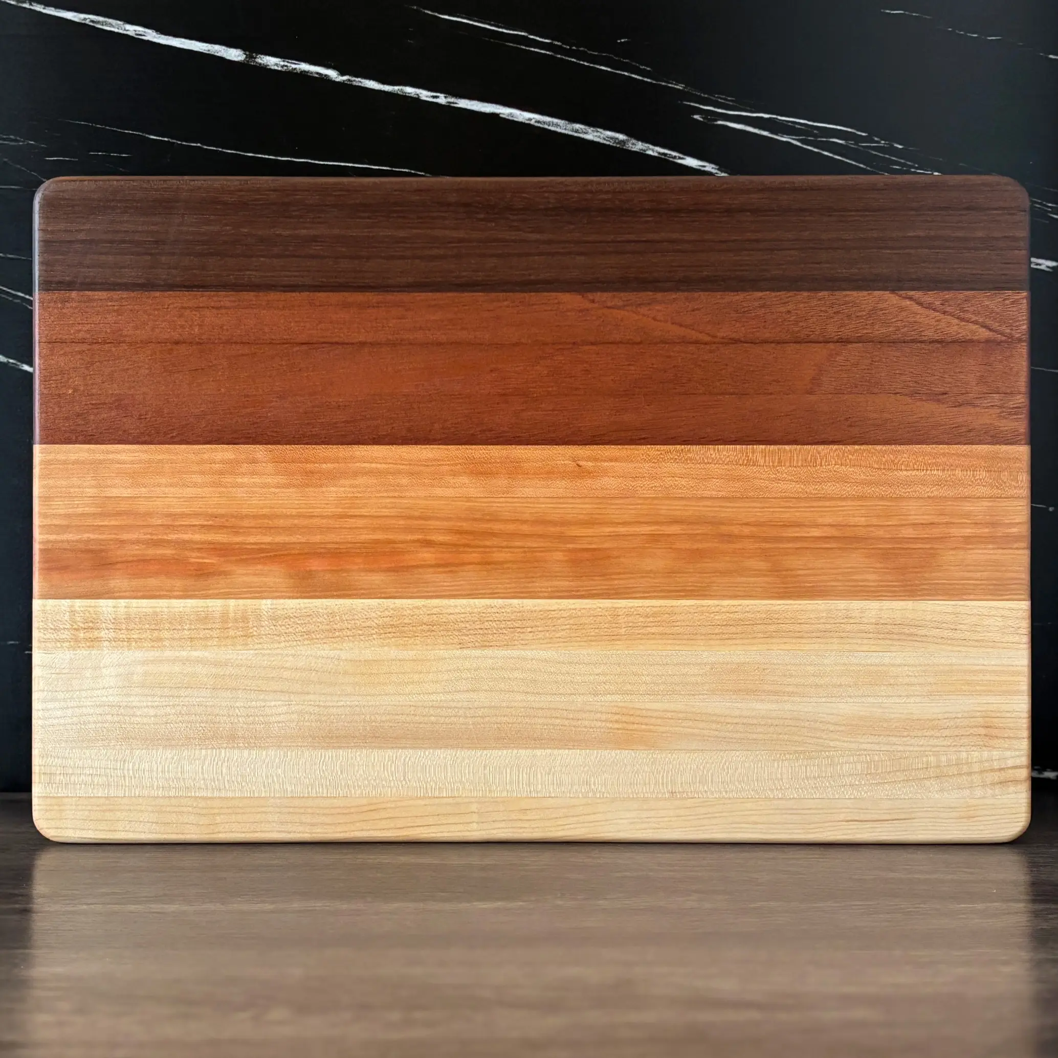 Holzer Handcrafted ® - Wholesale Cutting Board - Handcrafted Cutting Board 18"x12"x.8" Gradient Hardwood12