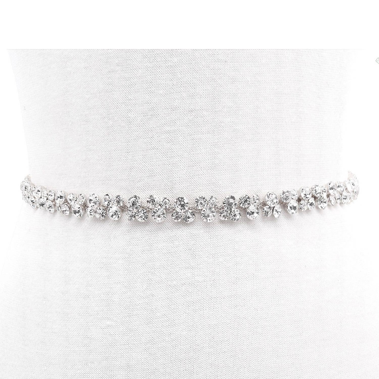 Diacly – wholesale Belt – Women's – Continuous Round Crystal Bridal Belt0