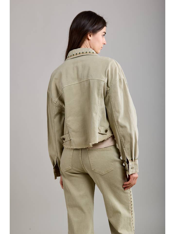 Toxik3 - Wholesale Denim Jacket - Women's - Veste jean hippie chic - Noah