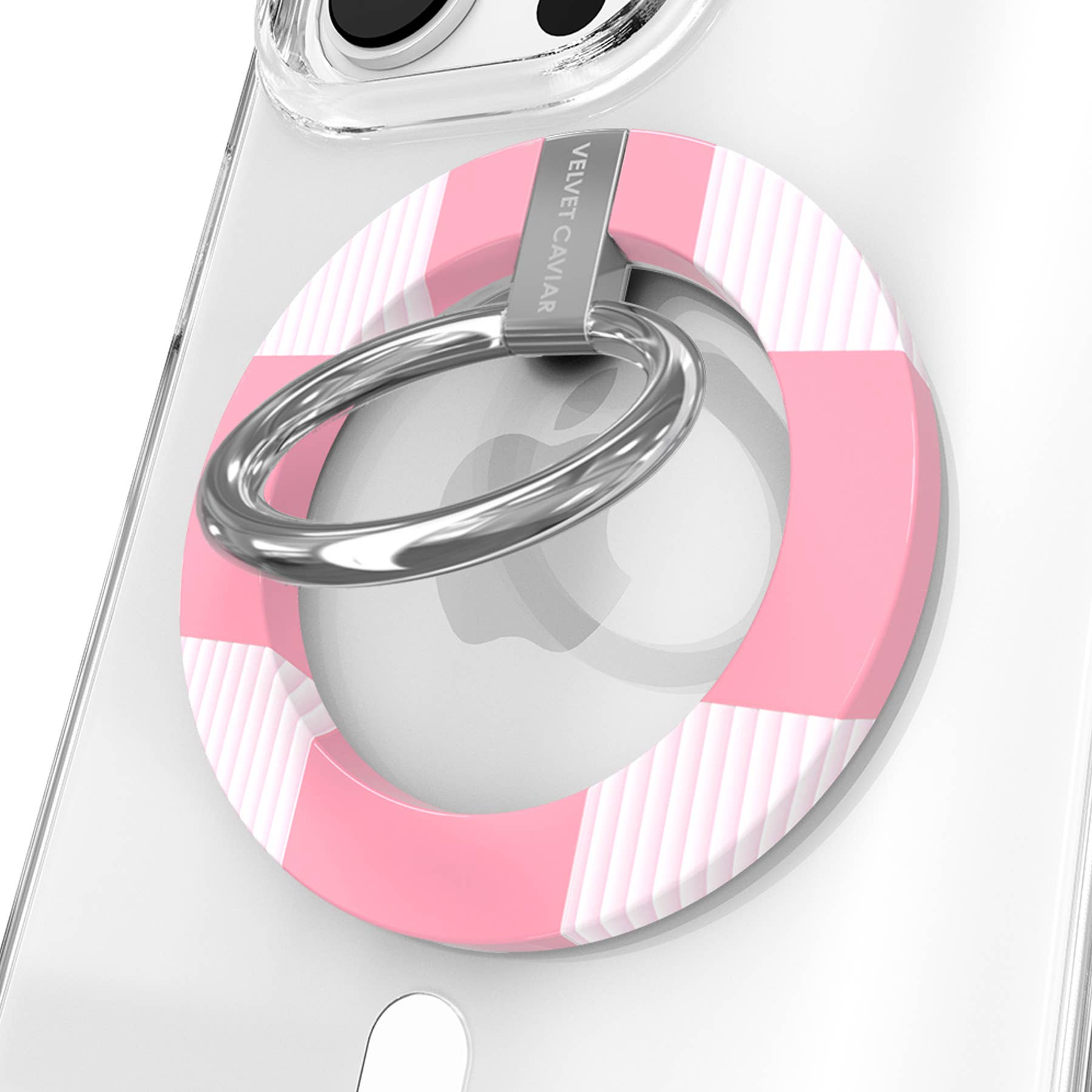 VELVET CAVIAR - Wholesale Phone Grip - Magnetic Phone Ring & Stand - Pink Vibe Checkered