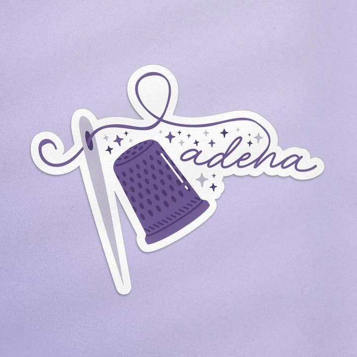 Adena Stitch Sticker, Powerless Fantasy Book Sticker for wholesale by Good Girls Book Club