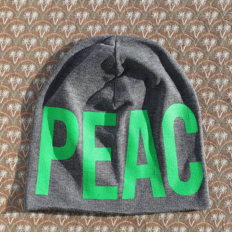Purple Sardine - Venta al por mayor Gorro de lana - Hombre - Gorro Beanie PEACE 234H, estampado grande de alto efecto, gorros4
