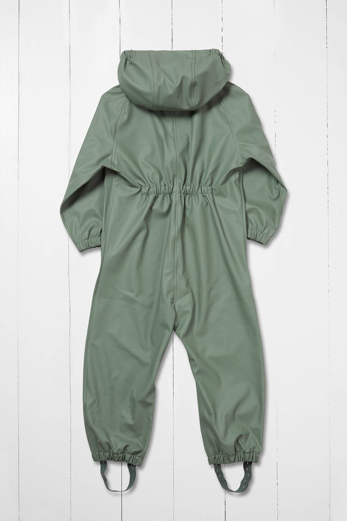 Grass & Air – wholesale Raincoat – Kids – Khaki Puddlesuit1