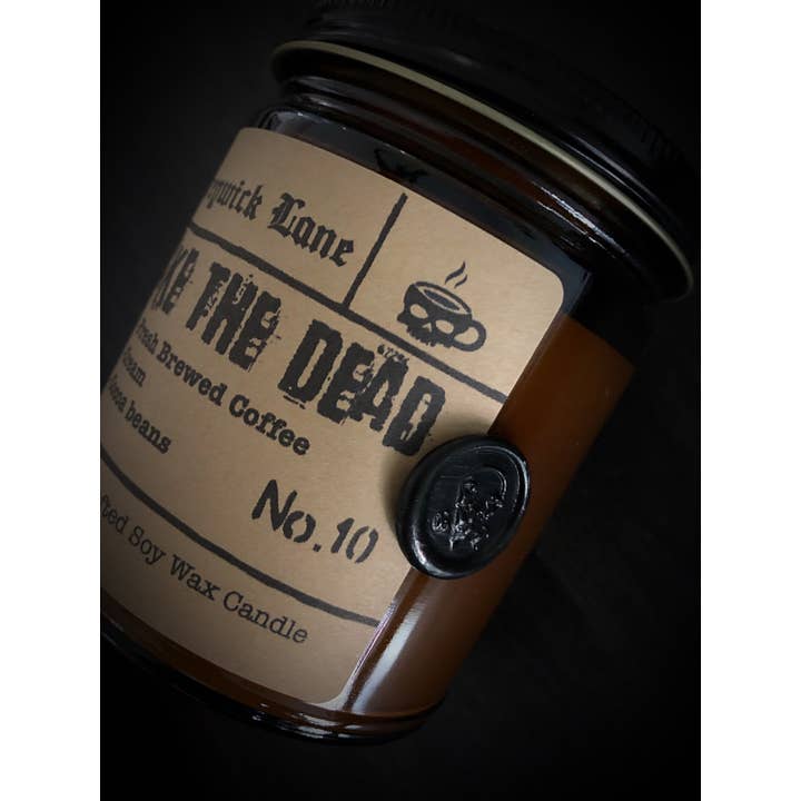 Greywick Lane – wholesale Jar/filled candle – Wake the Dead Coffee Scented Soy Candle2
