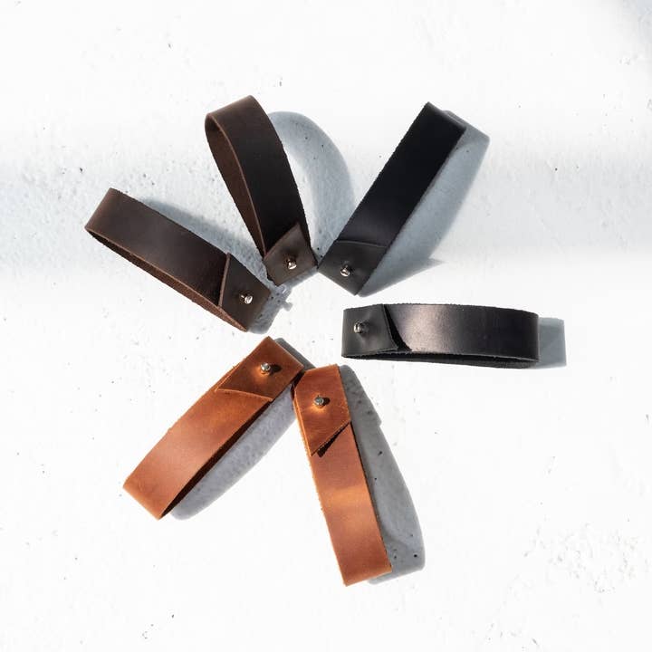 Pikore - Wholesale Curtain Rod - Leather curtain rod holder1