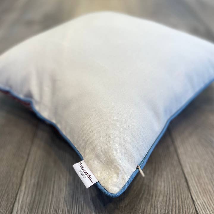 Mila∞Miro by Emelie - Wholesale Throw Pillow Cover - Silk Ikat Cushion Rich Soil | Silk Ikat Pillow Rich Soil