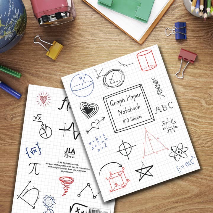 Graph Paper Notebook For Math And Science for wholesale by JLA Press