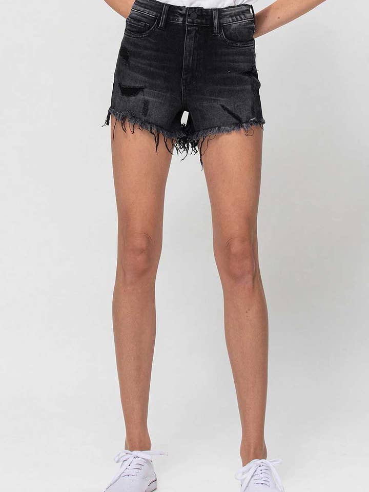 SUPER HØJE JEANSSHORTS F4695 for engroshandel hos FLYING MONKEY