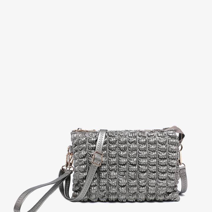 Jen & Co. - Wholesale Crossbody Bag - Women's - M2056BPFR Izzy Bubble Puffer Crossbody4