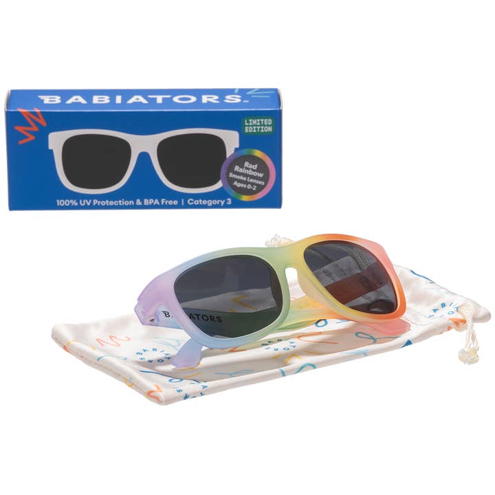 Babiators - Wholesale Sunglasses - Kids - Baby and Kids Rad Rainbow Navigator Sunglasses
