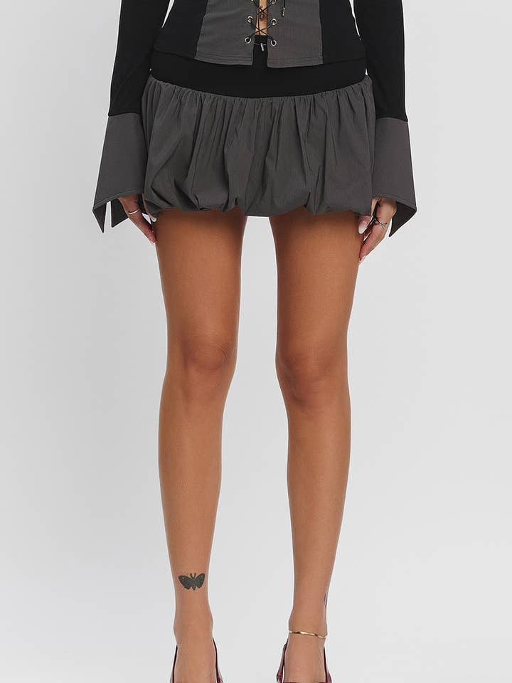 Kontraststretchvävd minibubbeltröja för wholesale av No Vacancy