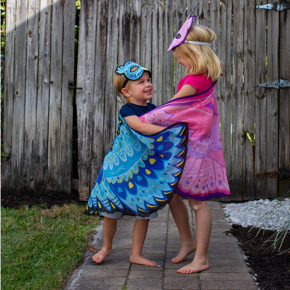 DREAMY DRESS-UPS® - Wholesale Costume - Kids - Blue Owl Wings + Mask4