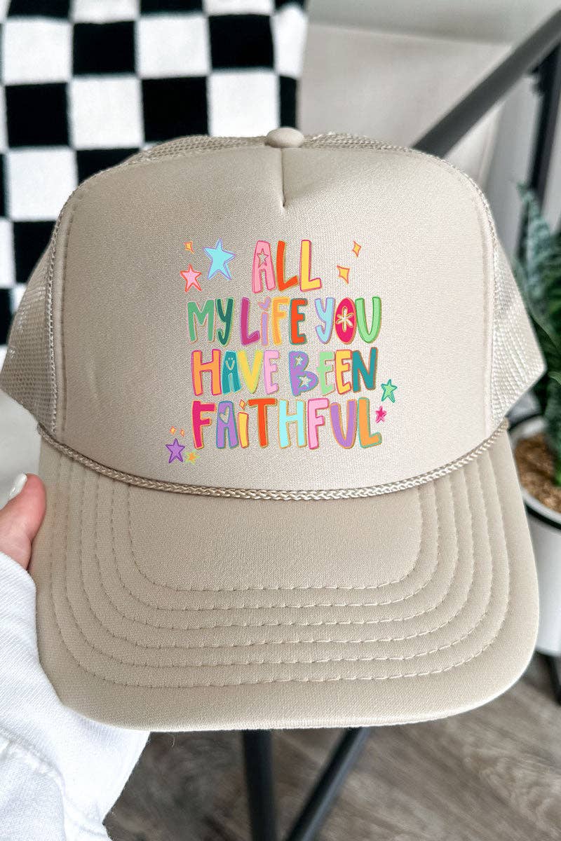 Wholesale Accessory Market - Wholesale Trucker Hat - Women's - All My Life Otto Khaki Foam Front Trucker Hat0