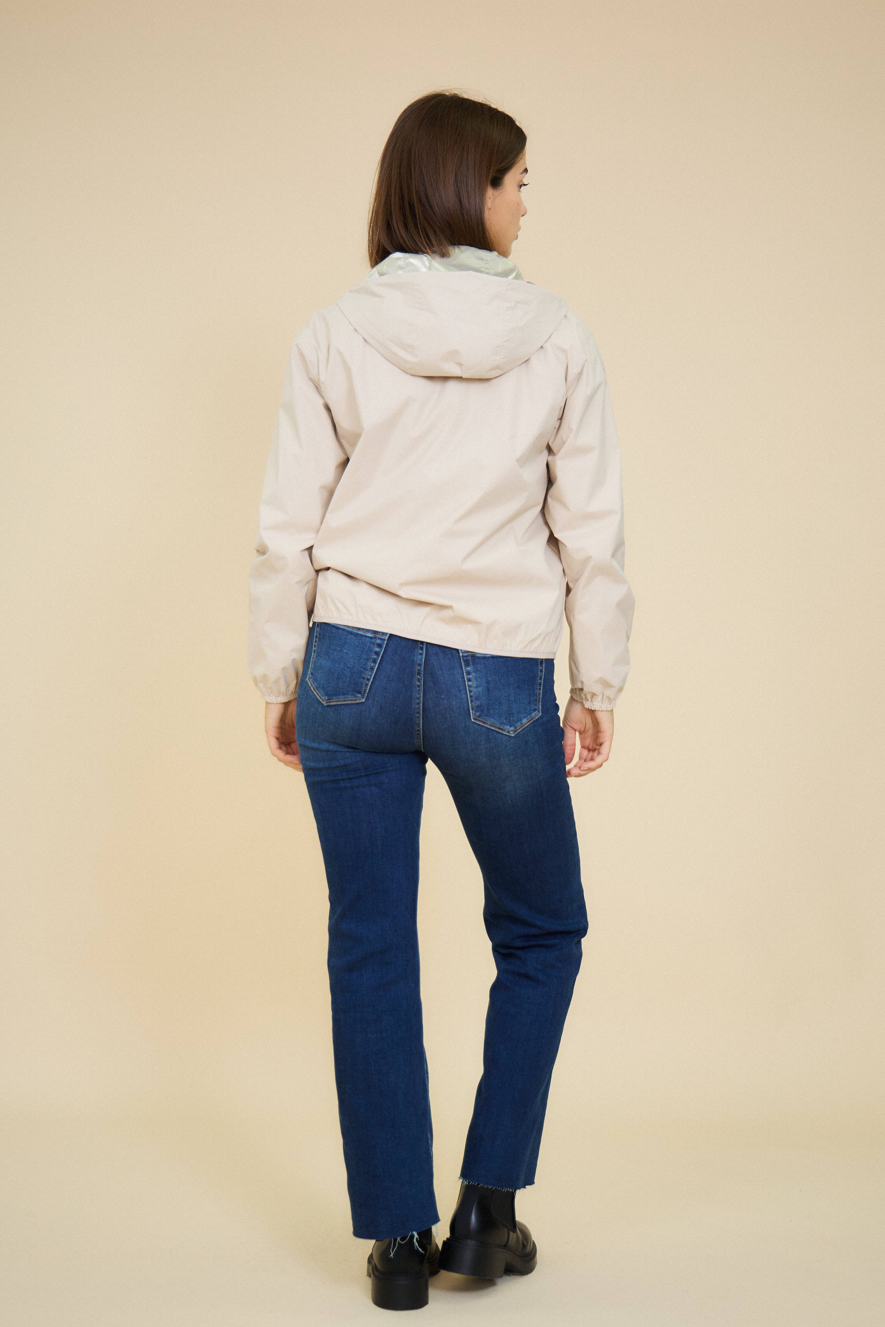 Escandelle Paris - Wholesale Parka - Women's - Short Reversible Waterproof Solid Parka2