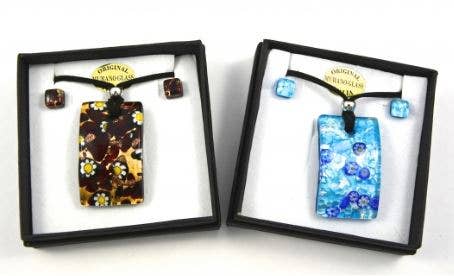 Alice Sturzinger LLC - Vendita all'ingrosso Parure di gioielli - Set di gioielli in vetro di Murano con scatola - colori assortiti4