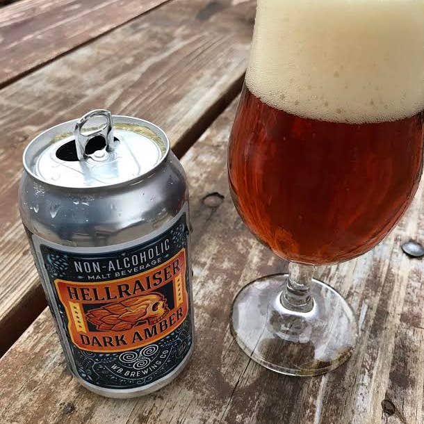 MNG Brands - Wholesale Non-Alcoholic Beer - Hellraiser Dark Amber (6/4-pack) 16oz cans3