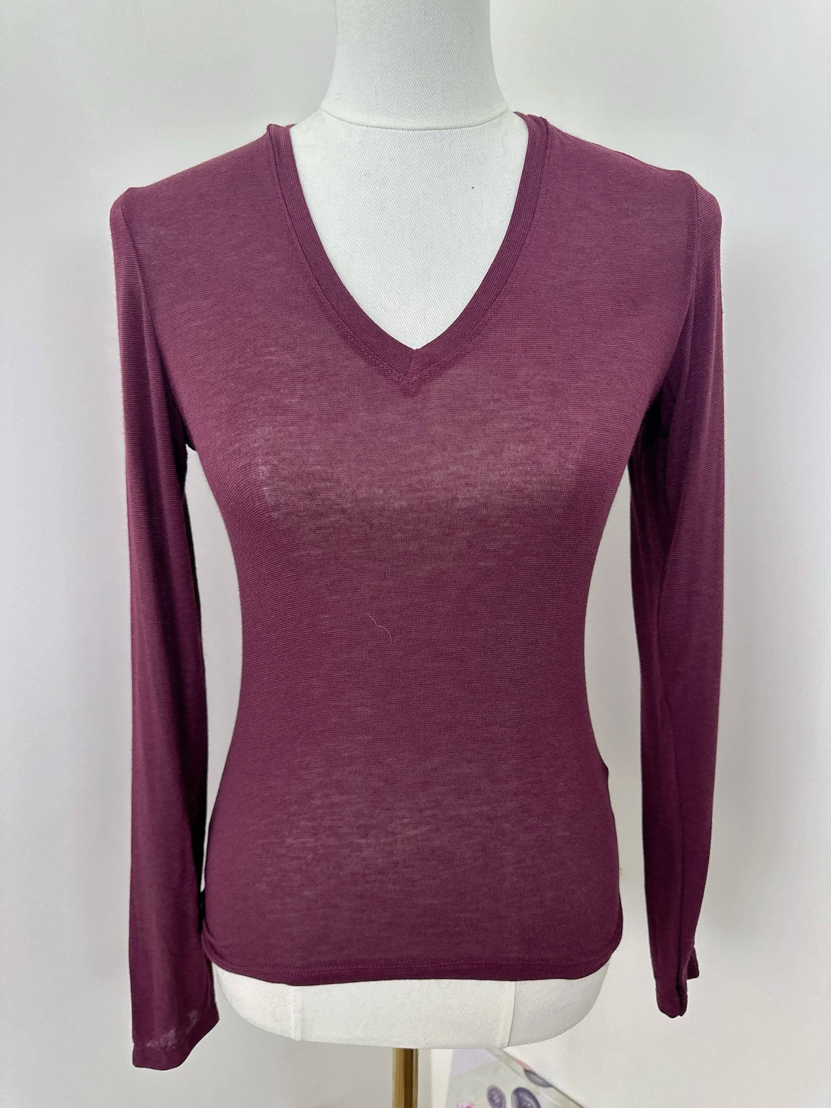 Orice - Wholesale T-Shirt - Women's - Long-sleeve V-neck T-shirt - Orice2