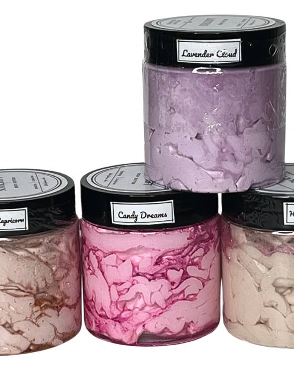 Beurre corporel Soulsoft avec acide hyaluronique 4 oz petit format pour la vente par Connected Boutique