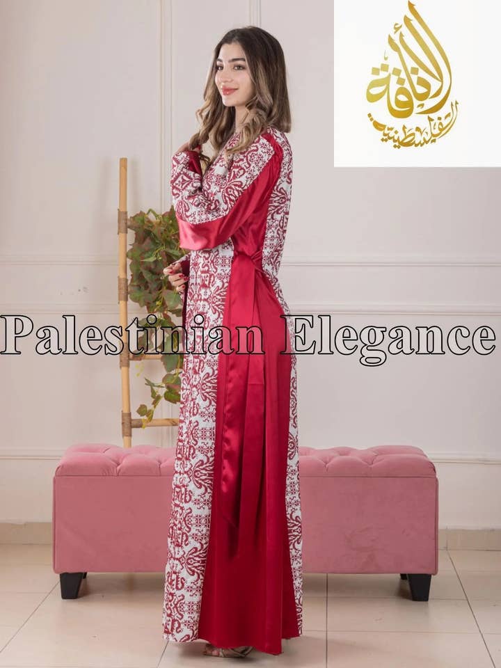 Palestinian Elegance - Wholesale Dress - Women's - Modern Zahra Embroidered Dress | Modest Palestinian Thobe19