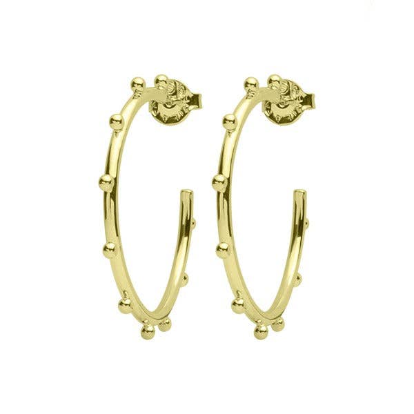 SF BRAND INC - Wholesale Hoop Earrings - Medium Sweetie Pie Hug Hoops