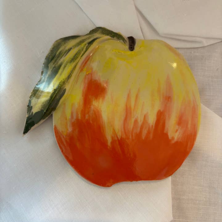 Apple Ceramic | Colourful Decor | Drink Coasters for wholesale by Tomekah George