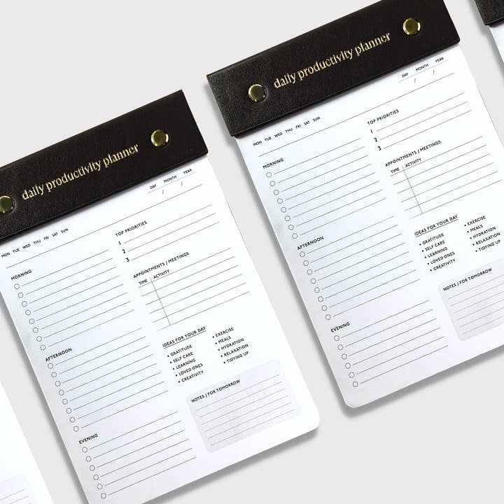 Kind of Productive - Wholesale Planner - Daily Productivity Planner (Black)2