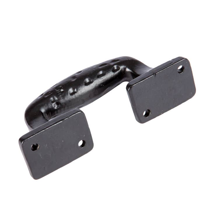 Rinkit Ltd – wholesale Knob/pull – 100mm Black Forged Barn Door Handle - By Hammer & Tongs4