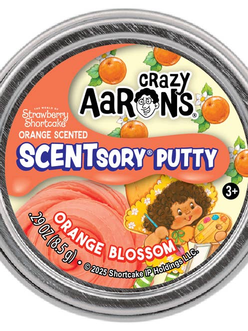 Mini Orange Blossom - 2" Scentsory Thinking Putty Tin for wholesale by Crazy Aaron's