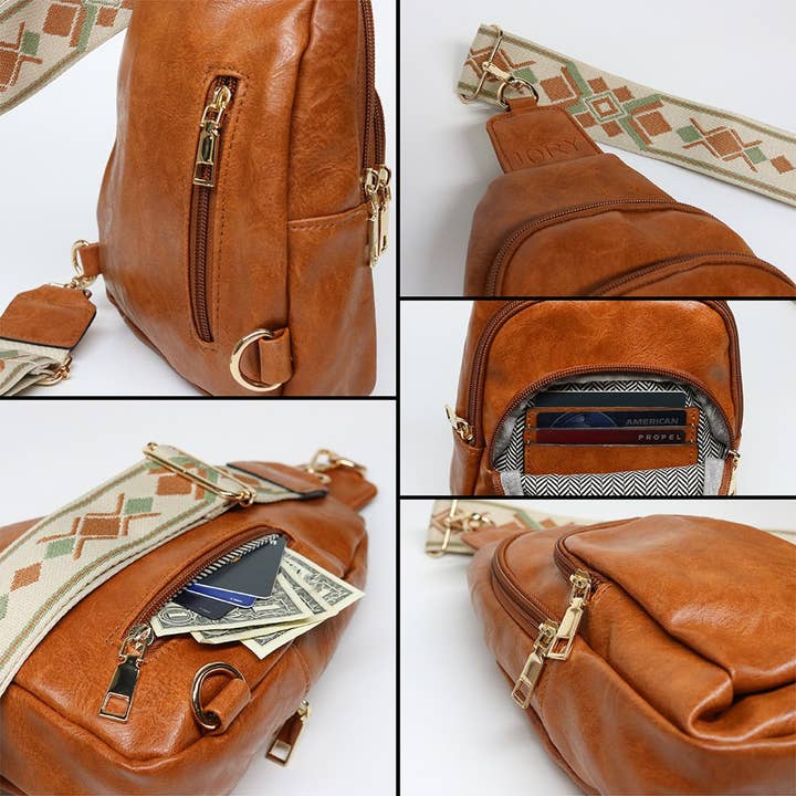 Seriously Shea - Wholesale Crossbody Bag - Women's - Top Seller! Sling Cross Body Bag | Rebeca Caramel