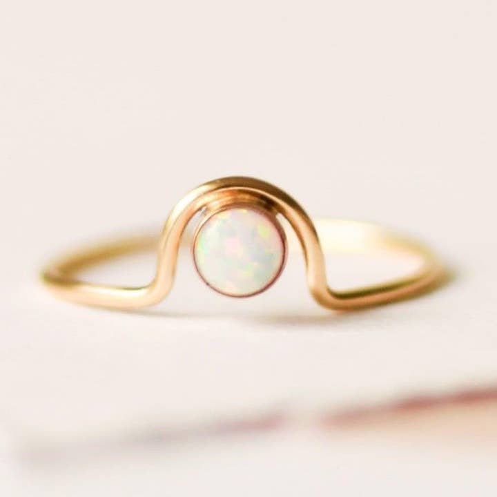 Opal Arch Ring for wholesale by NOLIA Jewelry