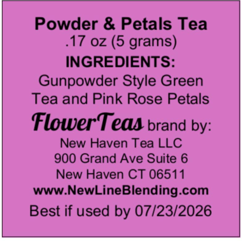 FlowerTeas - Venta al por mayor Tés a granel - Té suelto y mezclas de Matcha en tubos de ensayo55