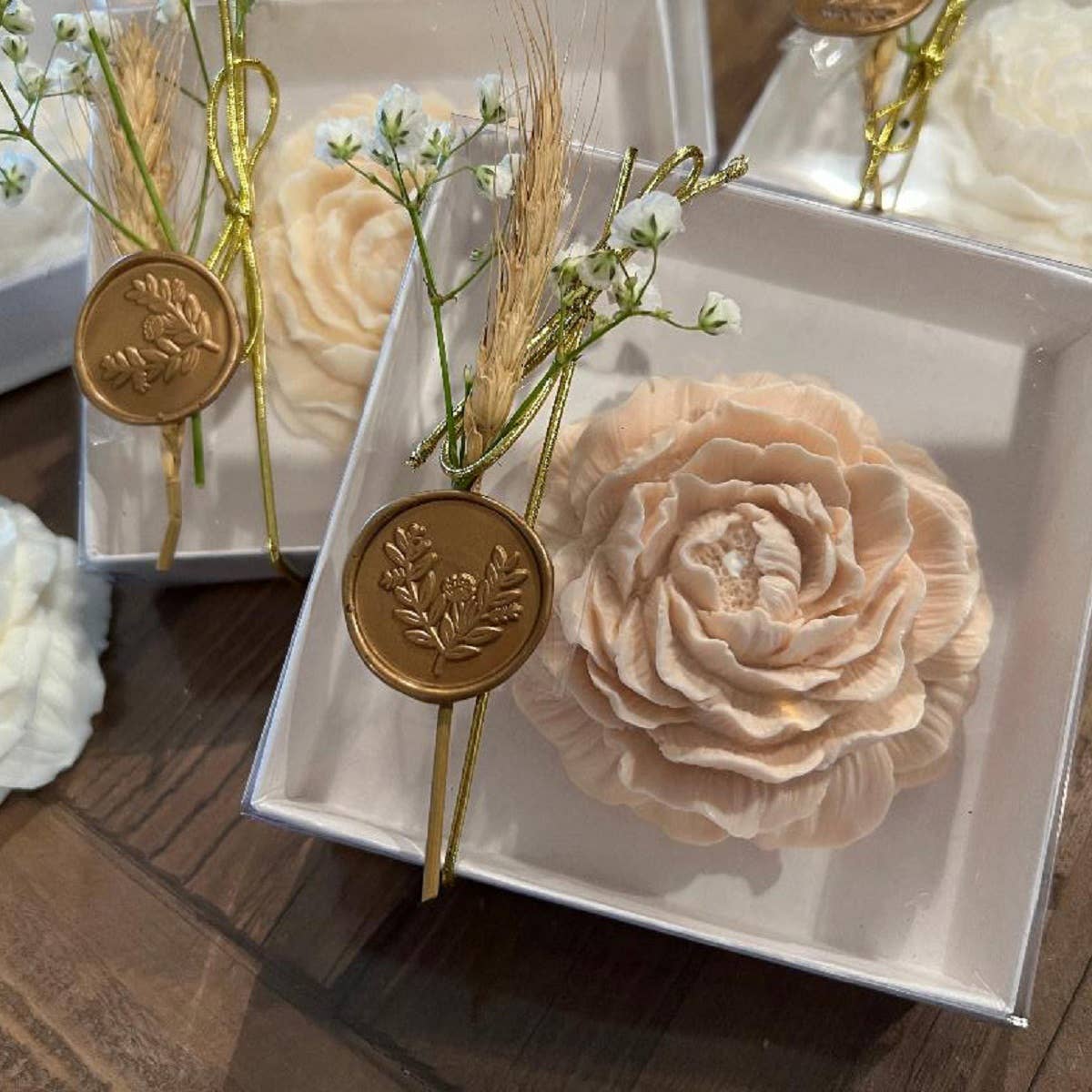 Naturally Gifted - Wholesale Novelty Candle - Handmade  Peony Candles, Flower Candle, Handmade Soy Candle2