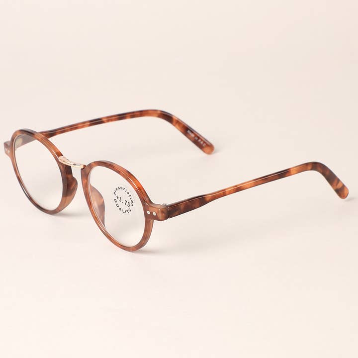 ASSORTED COLOR Round Leopard Reading Glasses for wholesale on Faire4